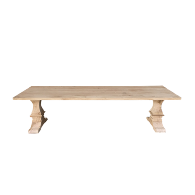 Eettafel massief eiken – kloostertafel
