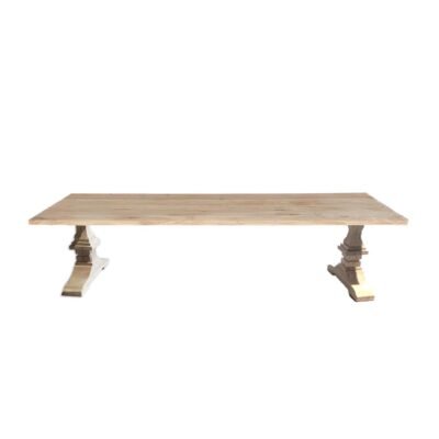 Eettafel massief eiken – kloostertafel