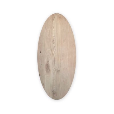 Eettafel massief eiken - spinpoot - ovaal - Afbeelding 3