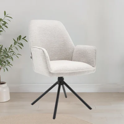 eetkamerstoel Noah boucle beige