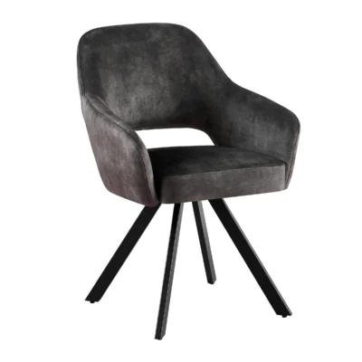 EETKAMERSTOEL EMILIE ADORE ANTRACIET