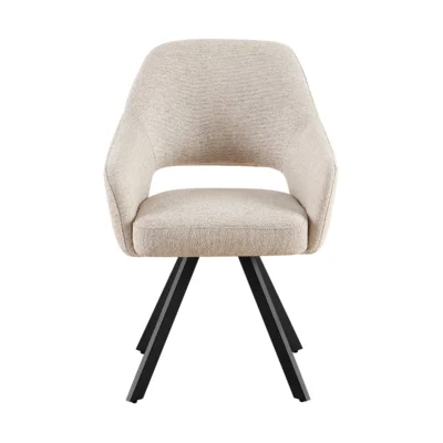 EETKAMERSTOEL EMILIE ALPINE BOUCLE BEIGE