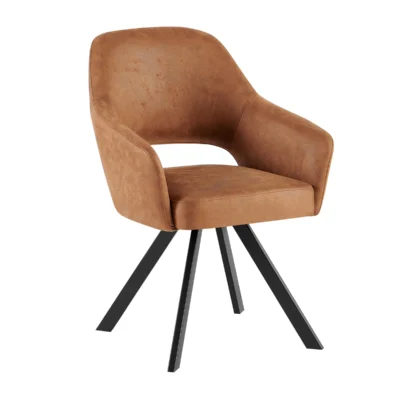 EETKAMERSTOEL EMILIE CEP COGNAC