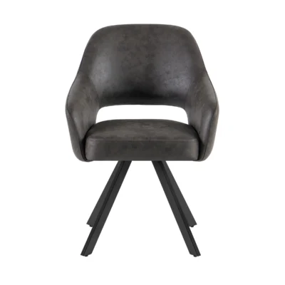 EETKAMERSTOEL EMILIE CEP ANTRACIET