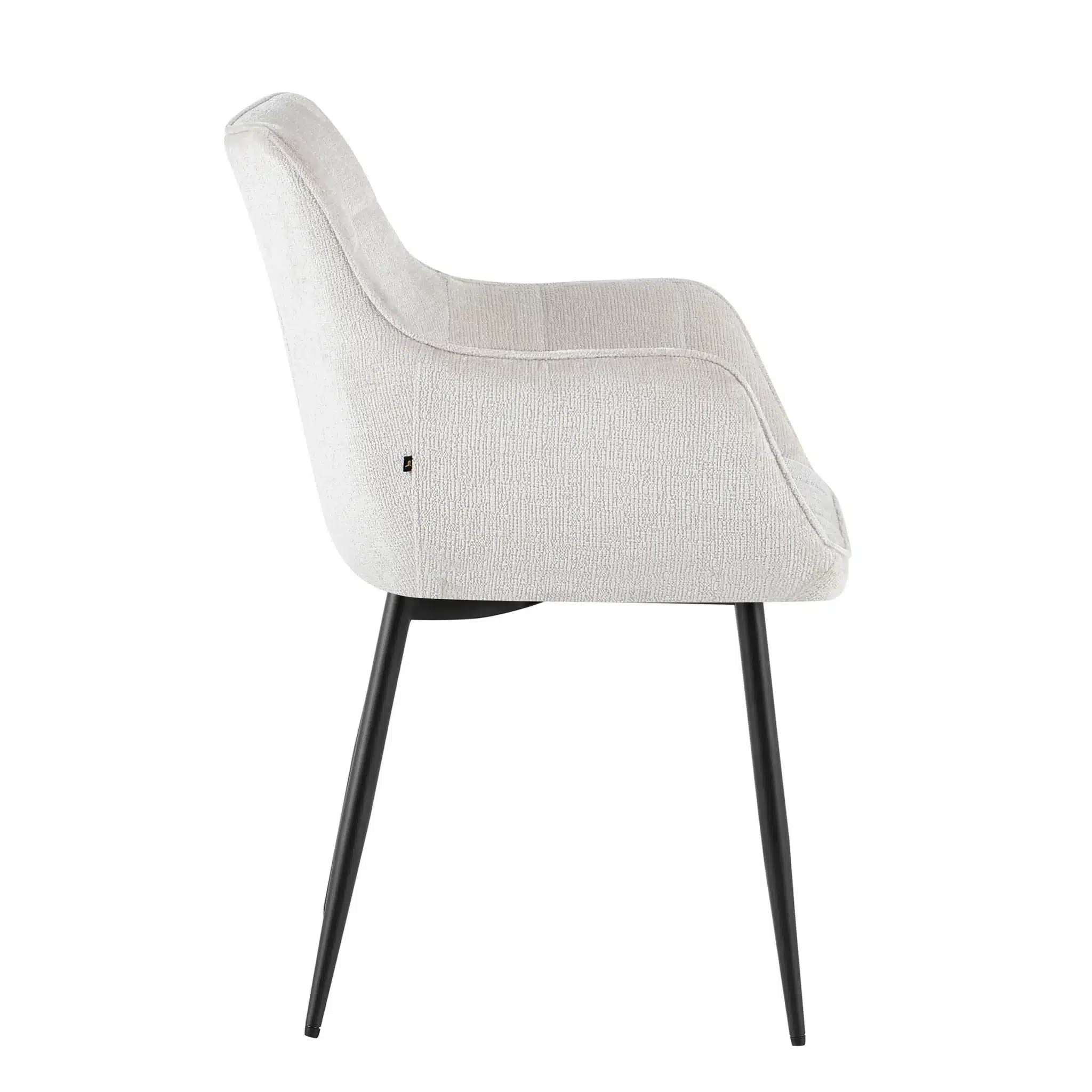 EETKAMERSTOEL LUCILLE ARM PERFECT HARMONY BEIGE - Afbeelding 3