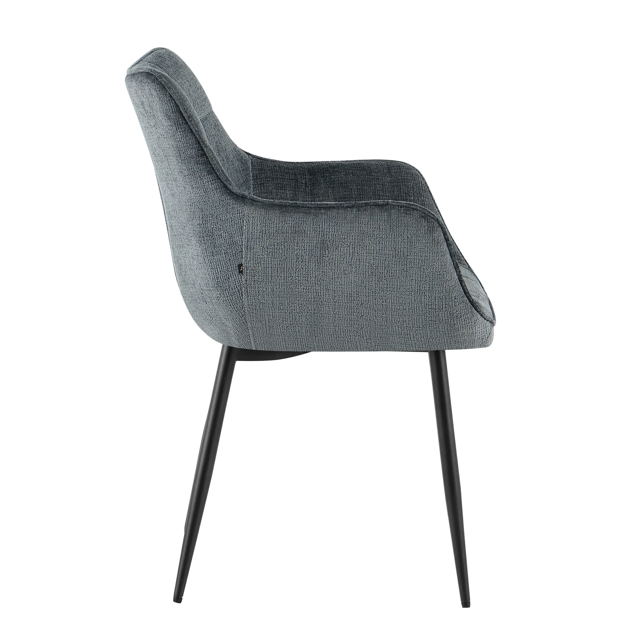 EETKAMERSTOEL LUCILLE ARM PERFECT HARMONY PETROL - Afbeelding 3