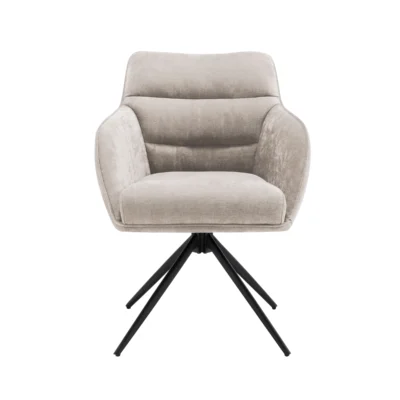 EETKAMERSTOEL DEWIN MALOY LICHT GRIJS