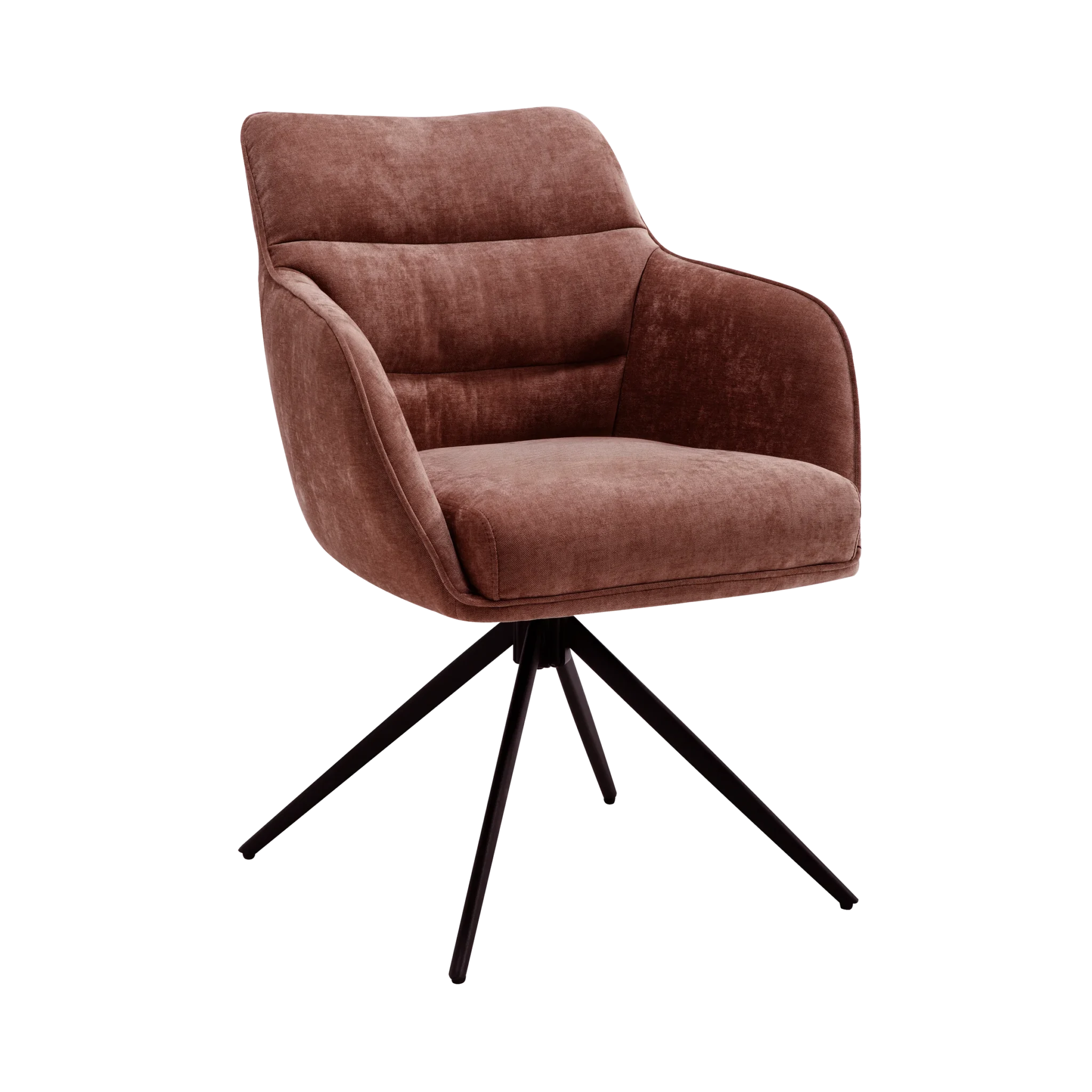 EETKAMERSTOEL DEWIN MALOY BORDEAUX ROOD - Afbeelding 2