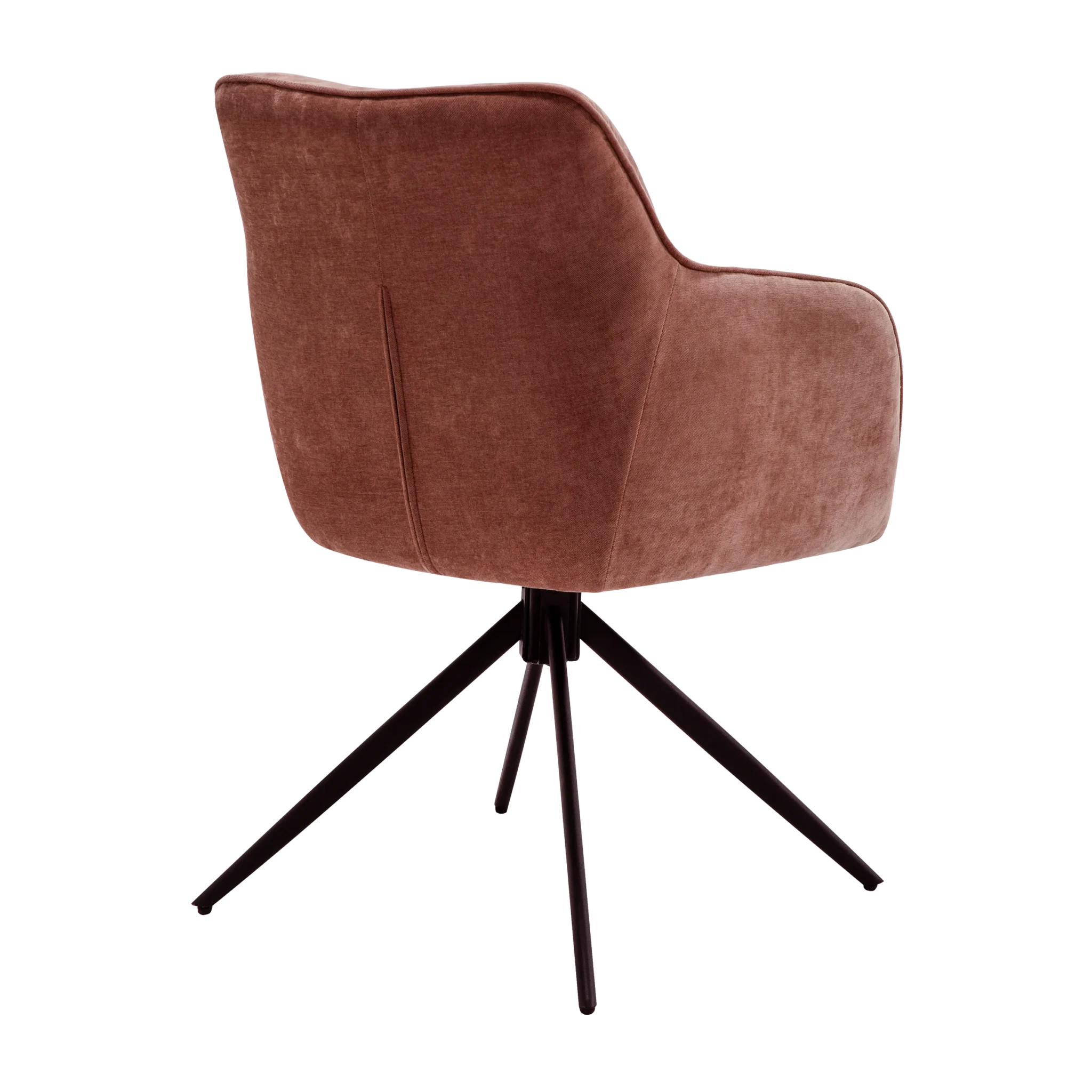 EETKAMERSTOEL DEWIN MALOY BORDEAUX ROOD - Afbeelding 3