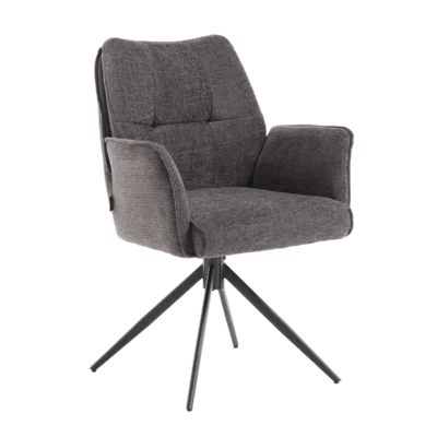 EETKAMERSTOEL SEM TRESOR DONKERGRIJS