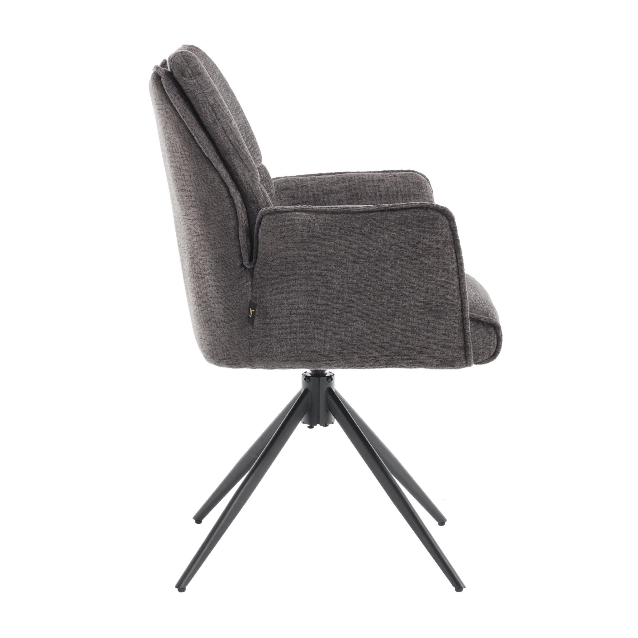 EETKAMERSTOEL SEM TRESOR DONKERGRIJS - Afbeelding 3