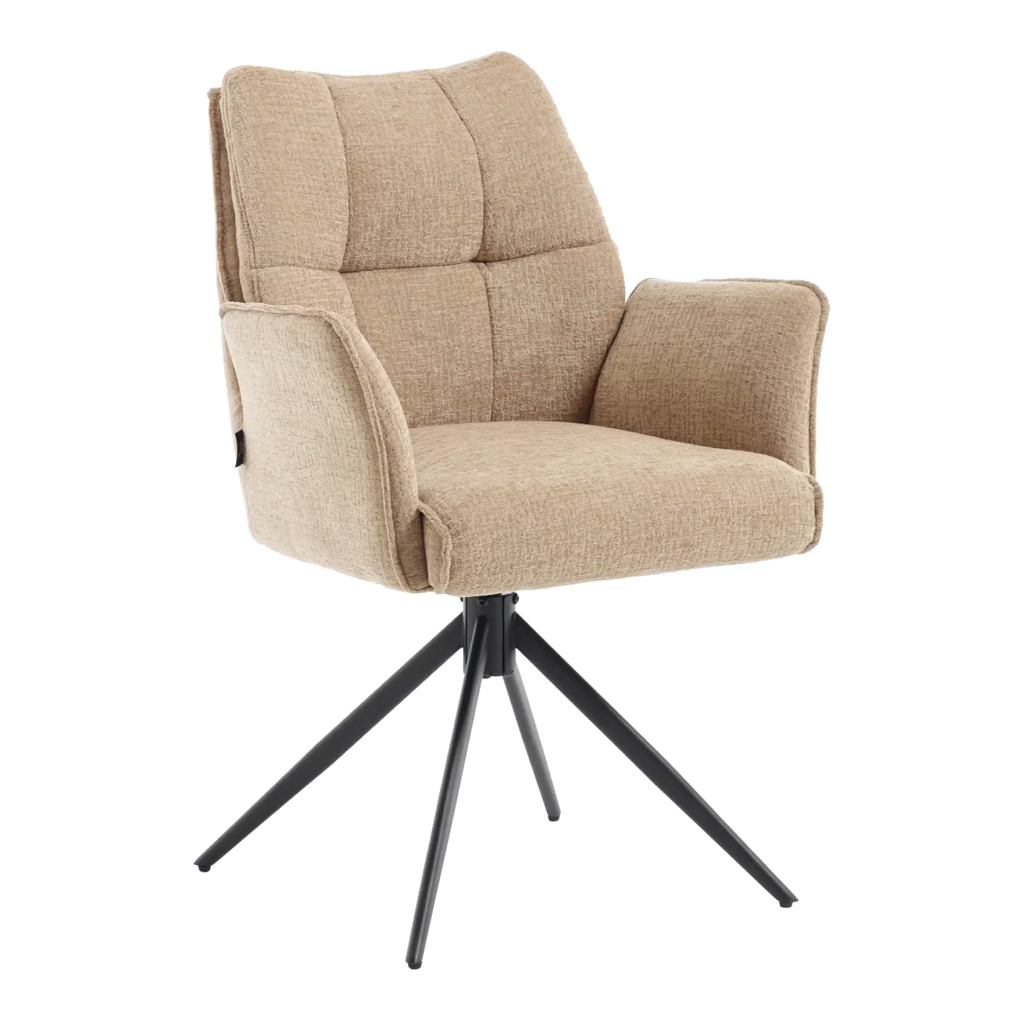 EETKAMERSTOEL SEM TRESOR LICHTBRUIN - Afbeelding 2