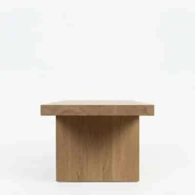 Salontafel massief eiken – japandi – rechthoekig