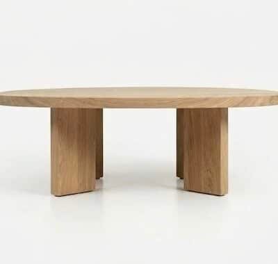 Salontafel massief eiken – japandi – kiezel