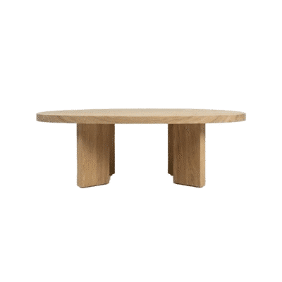 Salontafel massief eiken – japandi – kiezel