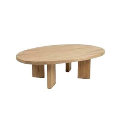 Salontafel massief eiken – japandi – kiezel