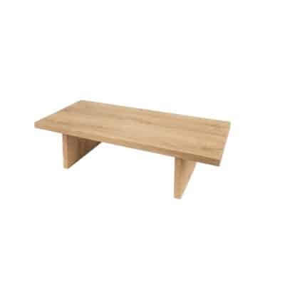 Salontafel massief eiken – japandi – rechthoekig